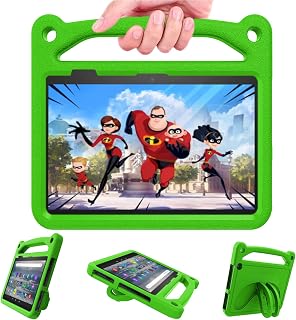 Kids Case for All-New Fire 7 2022 - Light Weight Shock Proof Handle Kid–Proof Cover Kids Case for Amazon Fire 7 Tablet (12th Generation, 2022 Release)(7" Display) - Green
