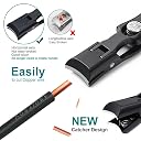 VOGARB Toenail Clippers For Thick Nails Safety Lock Extra Large Wide Jaw Opening Ingrown Nail Clippers With File Heavy Duty Fingernail Cutter No Splash For Men Women Adult Seniors (Black with File) gallery image