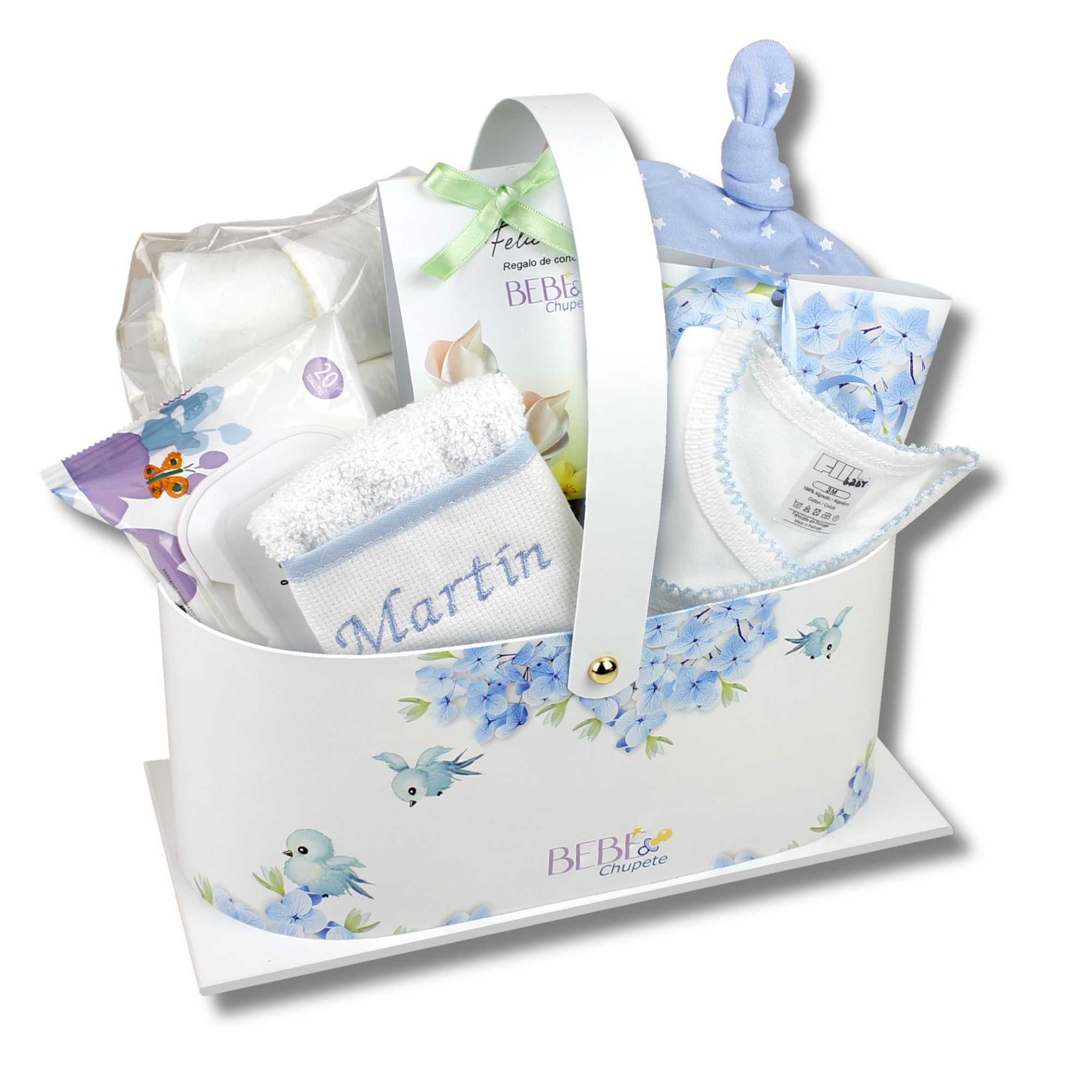 Regalo Bebe Recien Nacido Niño-Cesta Regalo Bebe-Regalo para Bebes Recien Nacidos-Primera Puesta Bebe Recien Nacido-Regalo Bebe Recien Nacido Niña-Canastilla Bebe Recien Nacido-Ropa Bebe