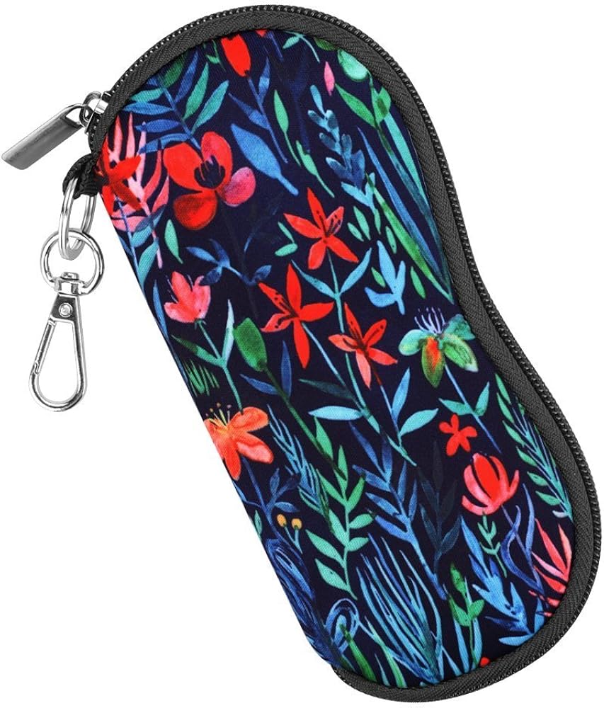 Fintie Glasses Case with Carabiner, Ultra Light Portable Neoprene Zipper Sunglasses Soft Case at  Women’s Clothing store