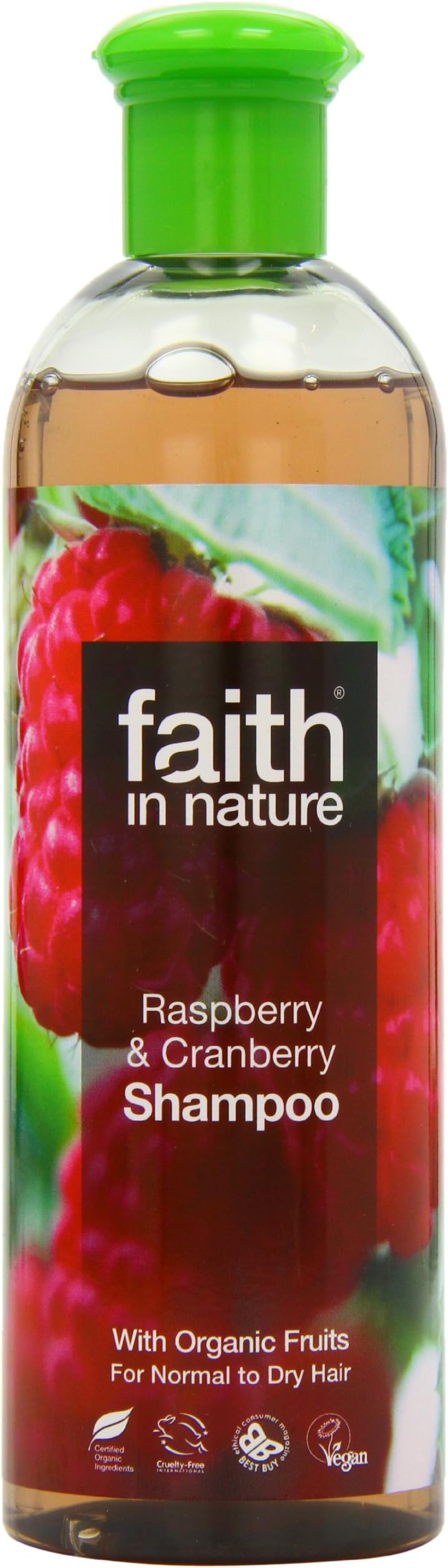 FAITH IN NATURE Raspberry And Cranberry Shampoo, 400 ML