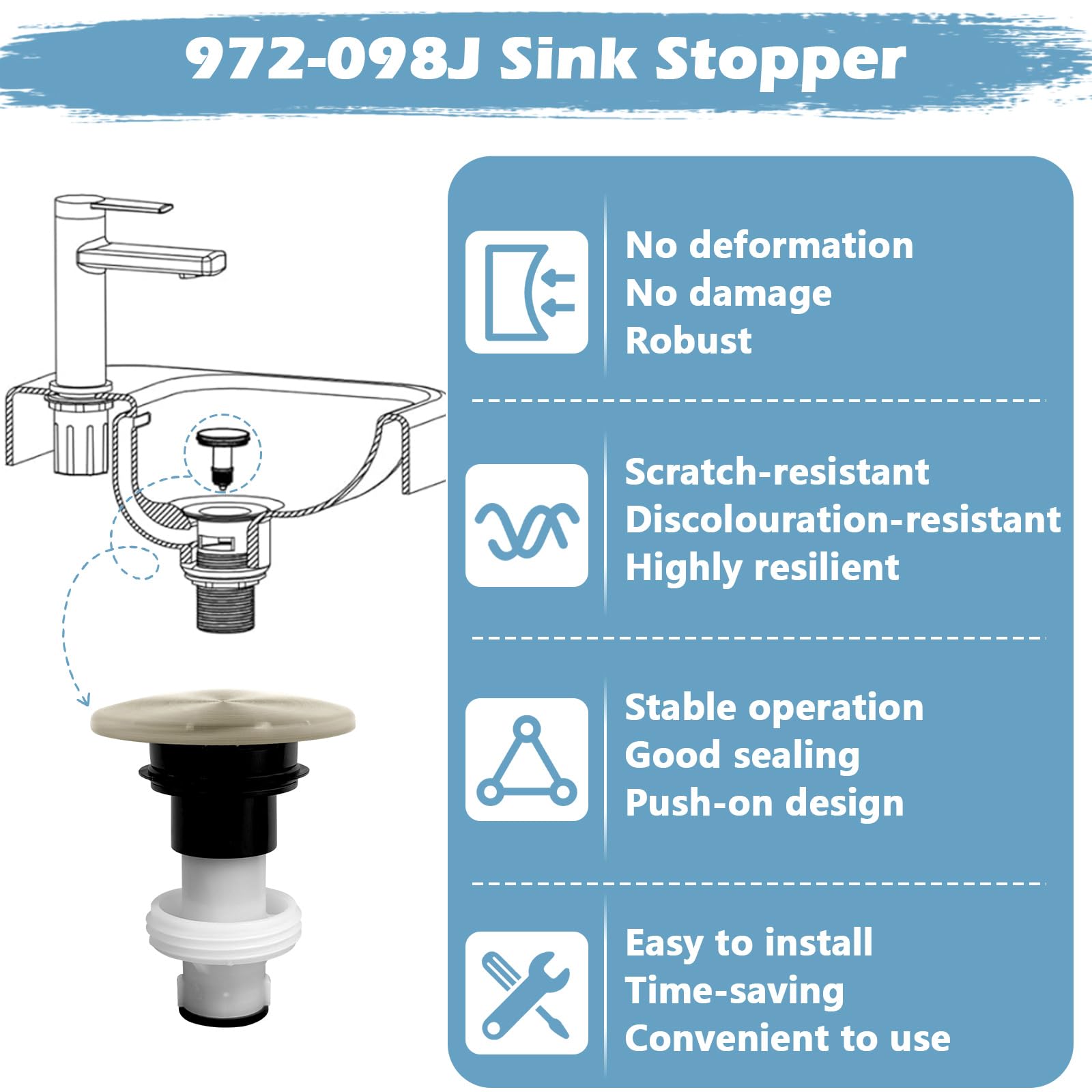 How to Install Keeney Brushed Nickel Bathroom Decorative Sink Drain: Easy Step-by-Step Guide