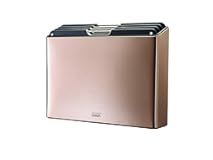 Joseph Joseph Folio 4-Piece Colour coded Cutting Board Set&comma; Stainless Steel Slimline case for organized Kitchen storage&comma; Rose Gold