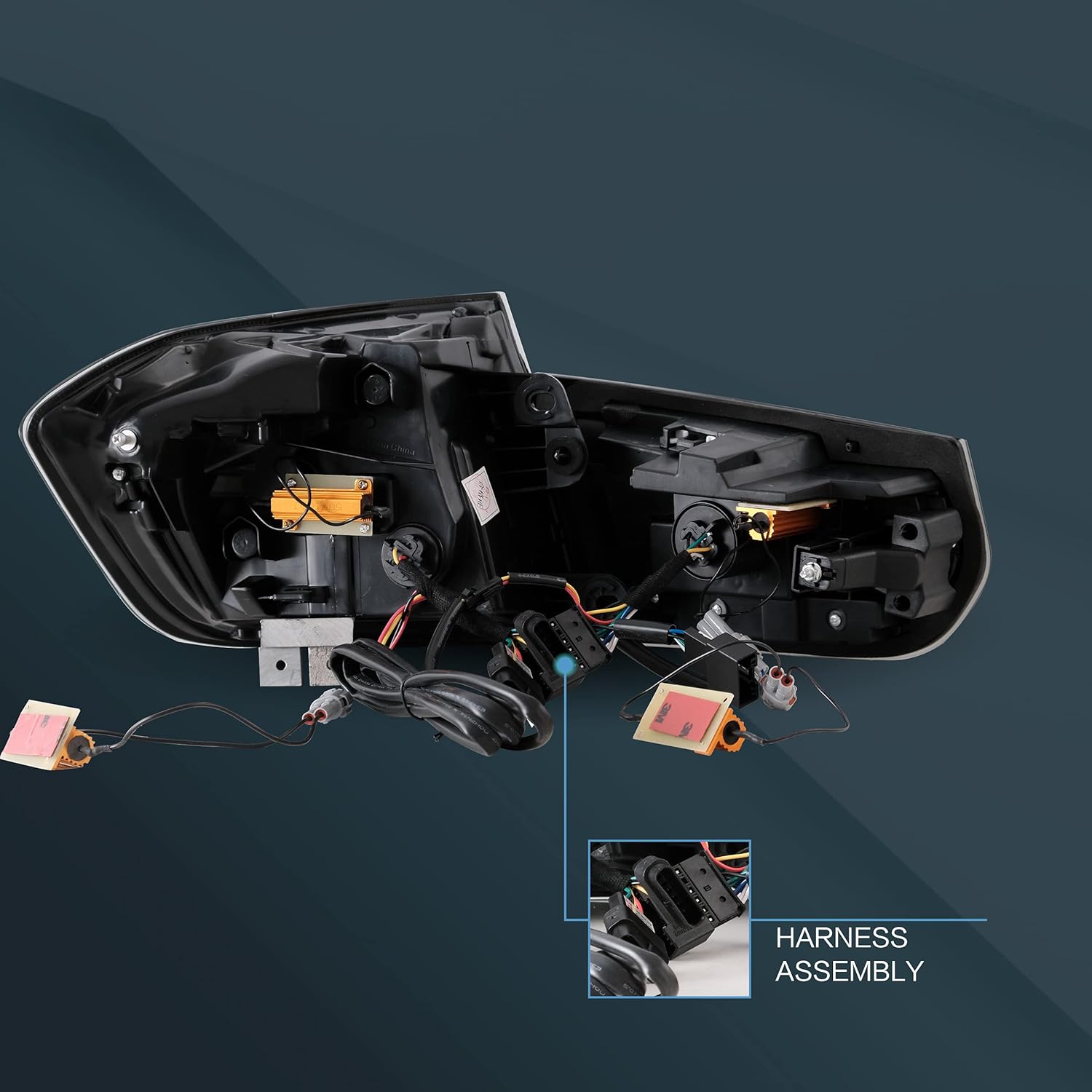 VLAND Tail lights Assembly Fit for BMW 3 Series F30 F35 F80 Sedan 6th Gen 2013-2018, Plug-and-play, Smoked