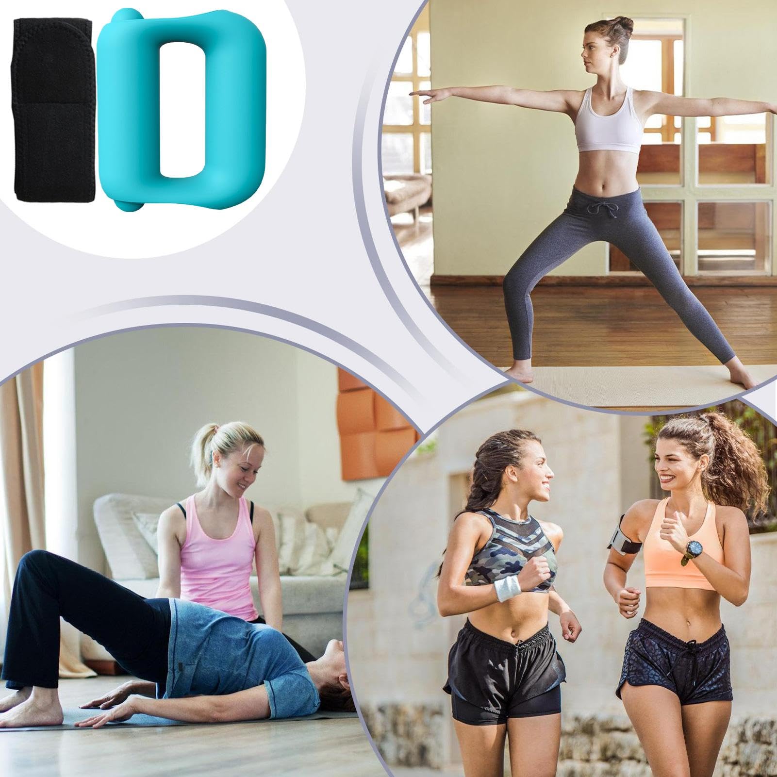 Magic Massager Ring - Massaggiatore a percussione con 5 modalità di massaggio, 5 livelli di velocità, macchina per fascia di ABS, massaggiatore elettrico per la schiena, massaggiatori muscolari