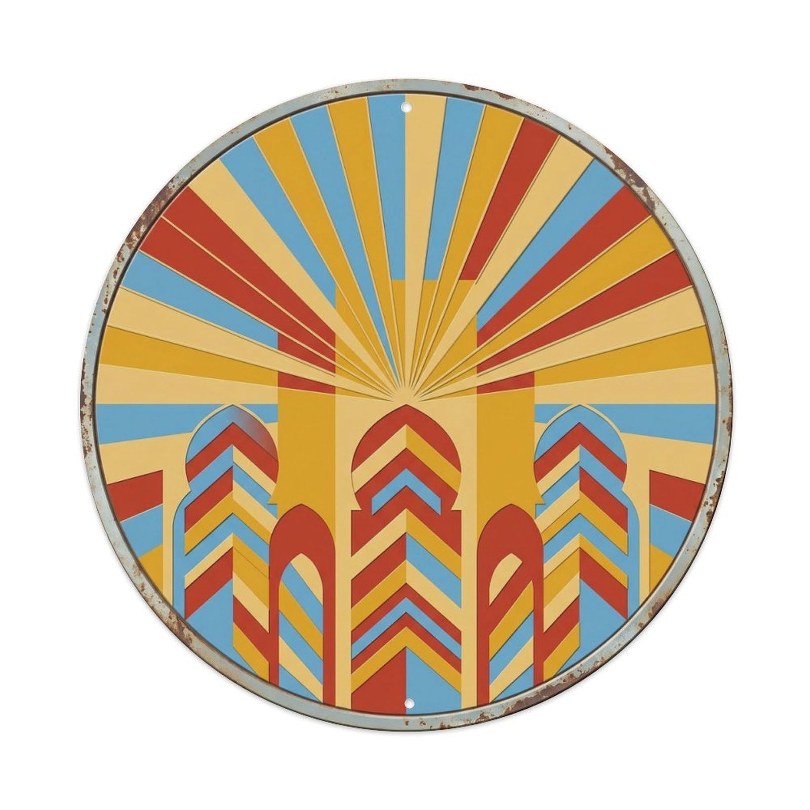 Granada Radiant Alhambra Travel Metal Tin Sign