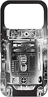 Vista 30 de Carcasa negra para iPhone 16 Star Wars R2-D2 Retro Galaxy