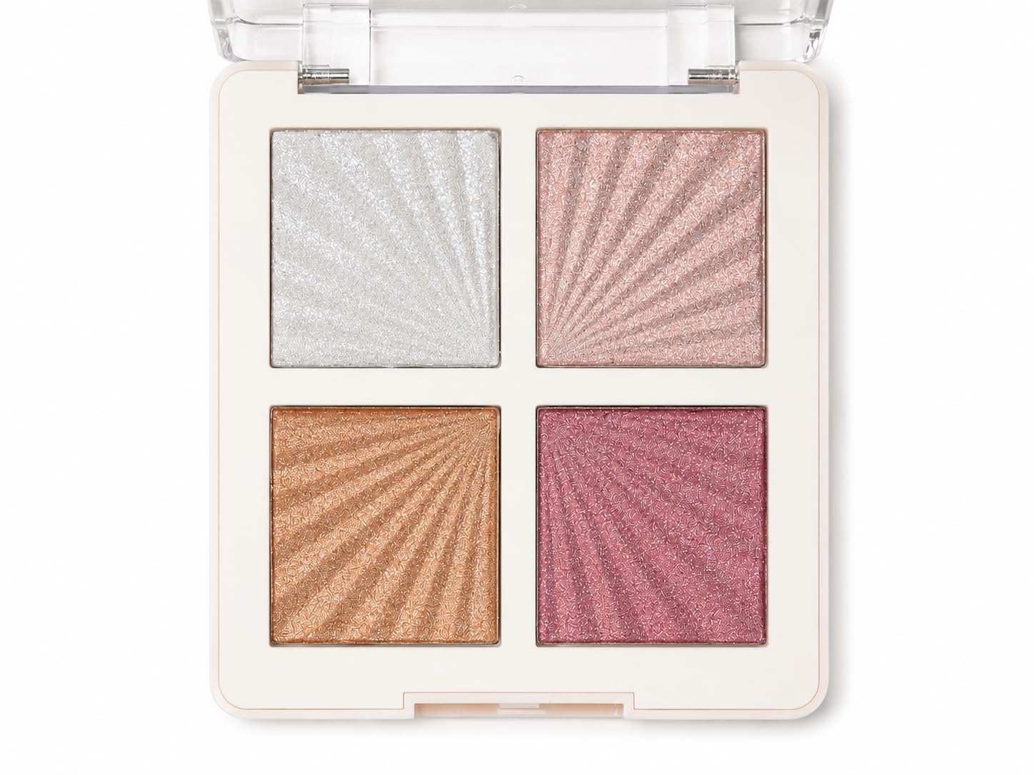 perfect 24hr professional glow highlighter palette with 4 stunning shades – smooth blendable face illuminator for bridal, party & daily makeup