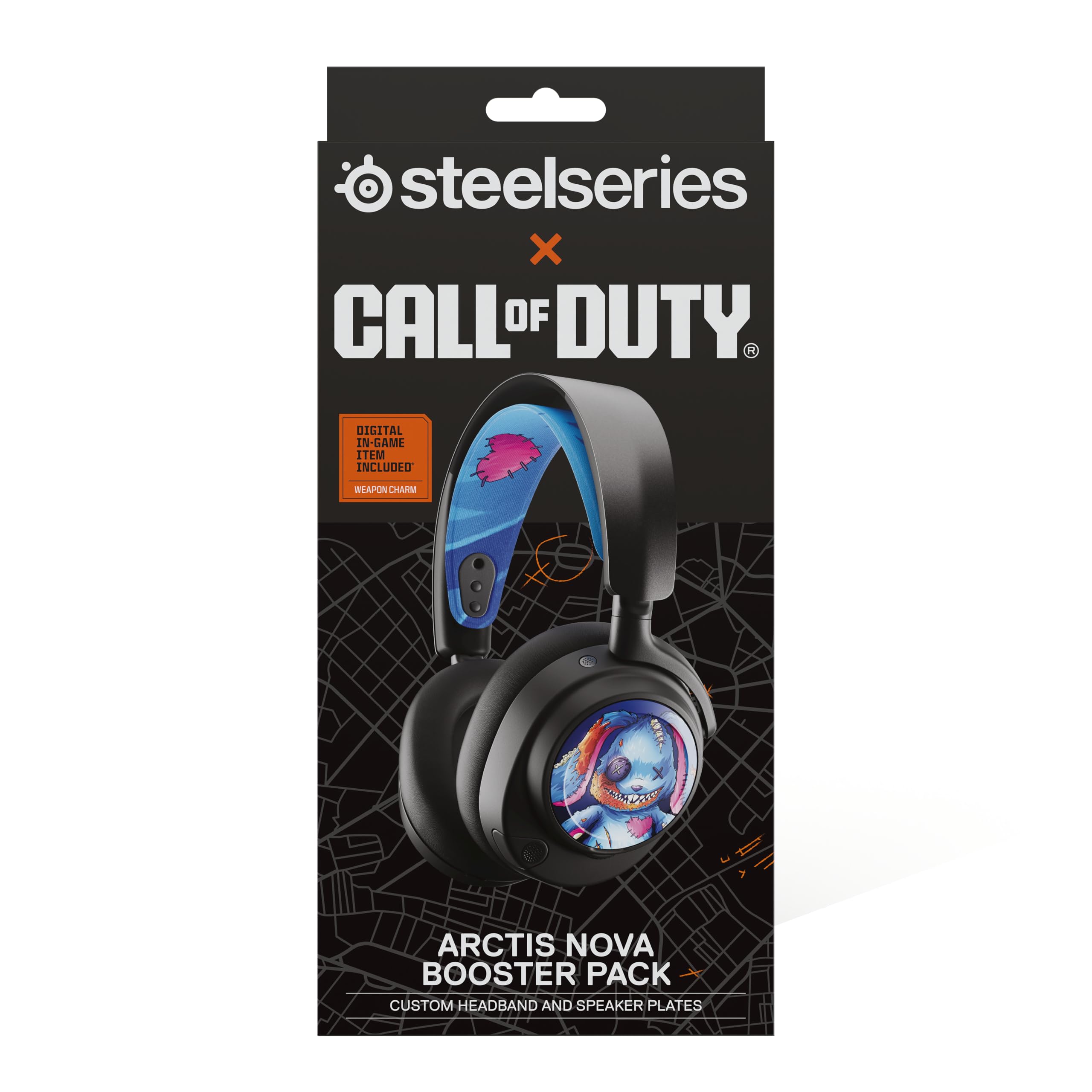 SteelSeries Arctis Nova Booster Pack - Call of Duty® Mister Peek Edition - Akcesoria do zestawu słuchawkowego - Nylonowy pałąk - Nakładki na słuchawki — Przedmiot kolekcjonerski z limitowanej edycji