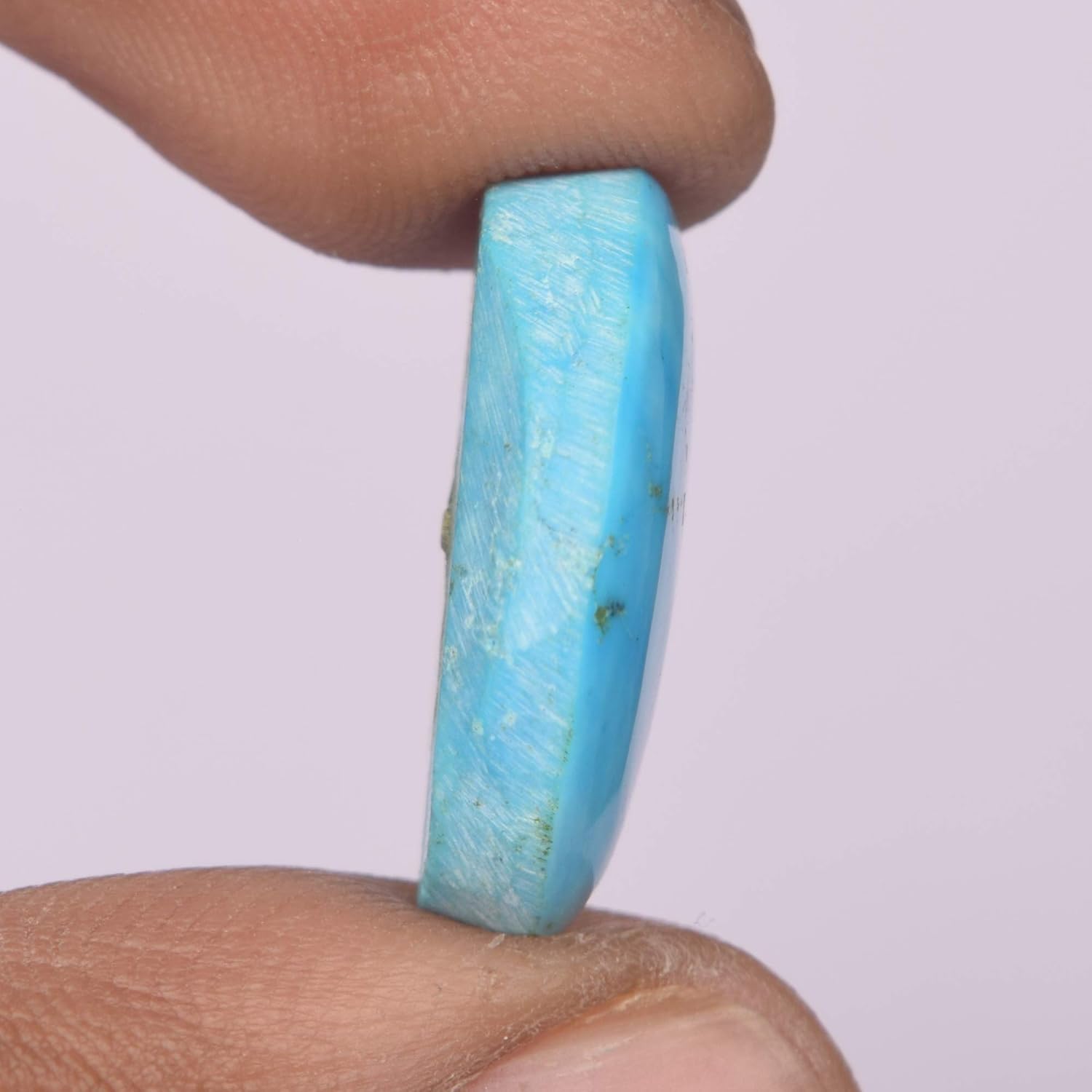 GEMHUB Arizona Mines Oval Cabochon Turquoise, Jewelry Making Gemstone - 13.50 Ct