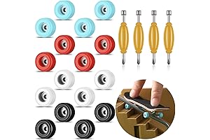 20 Piece Fingerboard Tool Set with Tech Deck Wheels