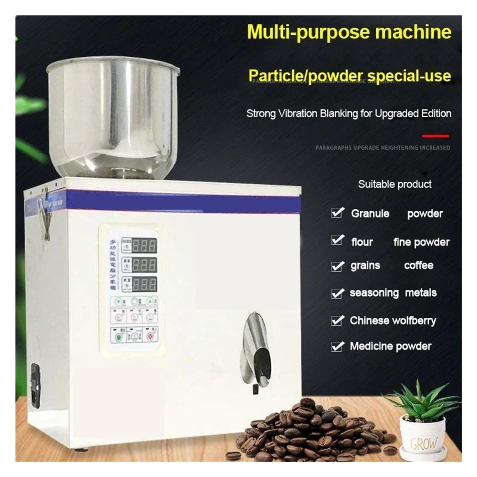 Máquina Automática De Envasado Y Distribución Medidas 1 A 30 G, Dividido Inteligente, Llenado Té En Partículas/bolsas Llenado RáPido Y Preciso
