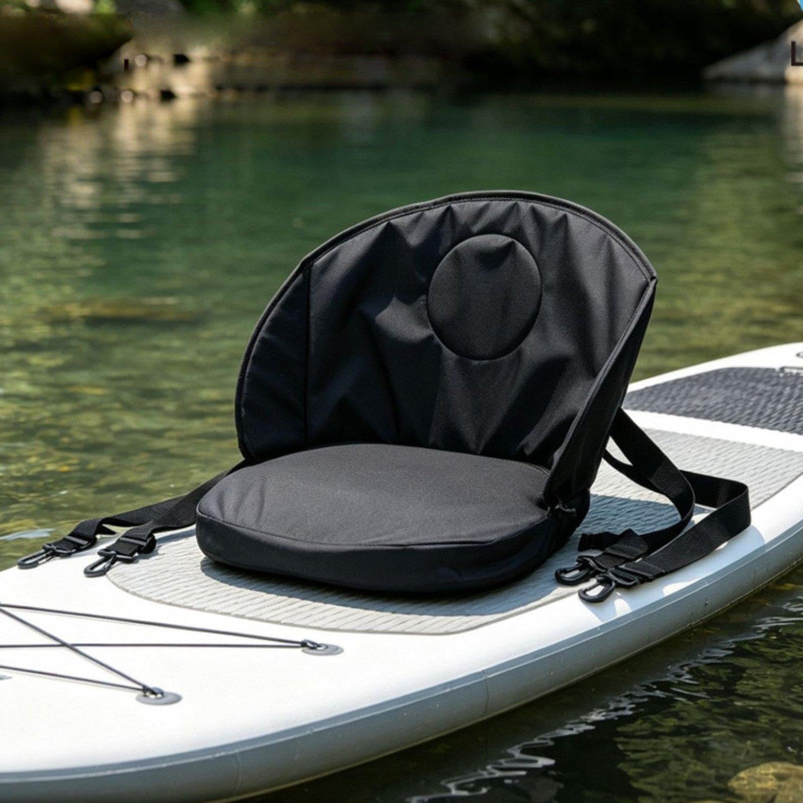 predolo Asiento Kayak/Canoa con Respaldo, Transpirable y Antideslizante, con Gancho Resistente para gradas, Rafting, Pesca, Pesca a y
