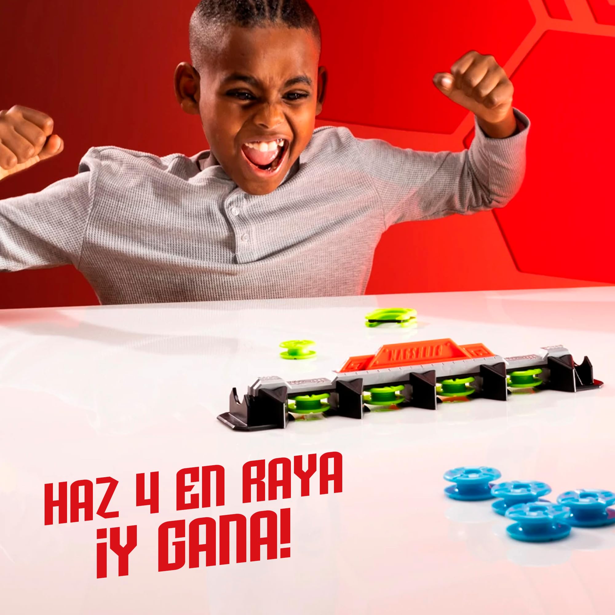 Bizak Magshuto Magkit Set De Entrenamiento Azul Con Lanzador, 3 Mag Pods, 6 Cartas De Retos Y Patas Ajustables, Juego De Precisión Magnética Para Niños +8 Años