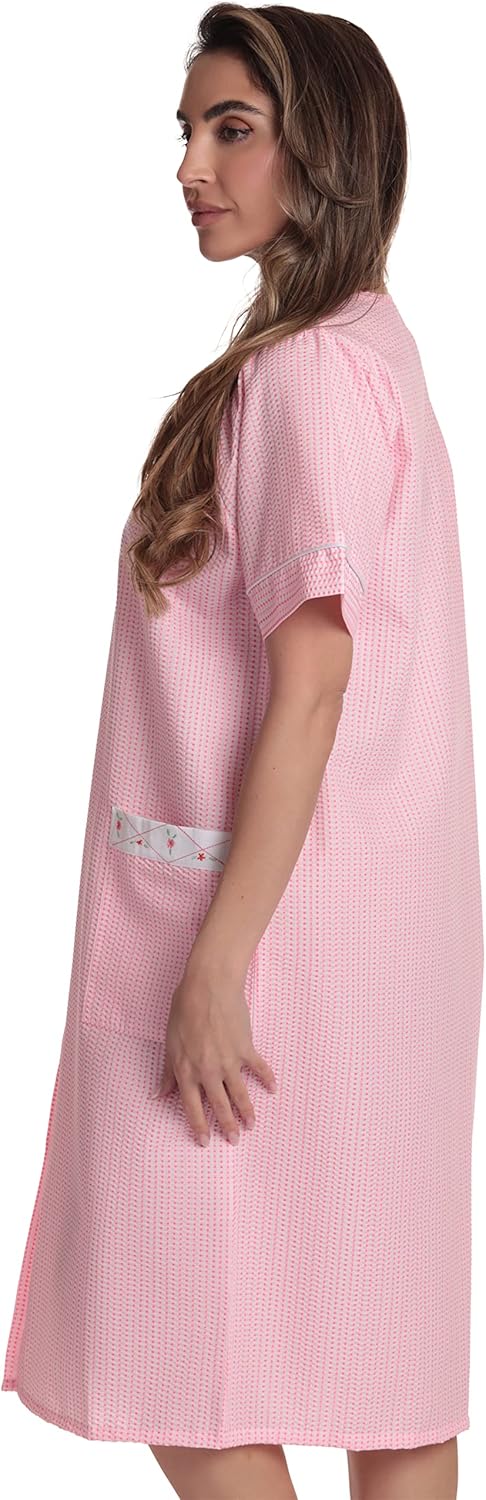 Dreamcrest Short Sleeve Button Front Duster - Image 2