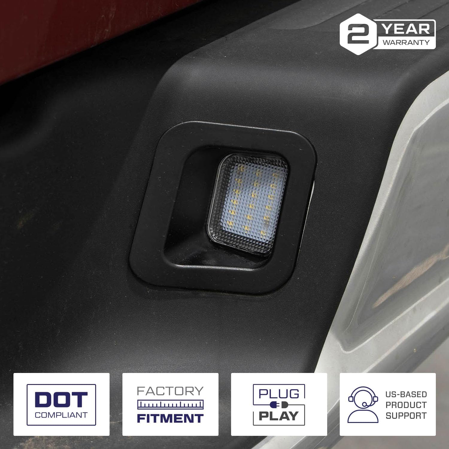 Form Lighting LED License Plate Lights compatible with Ram 1500/2500/3500 2003-2018