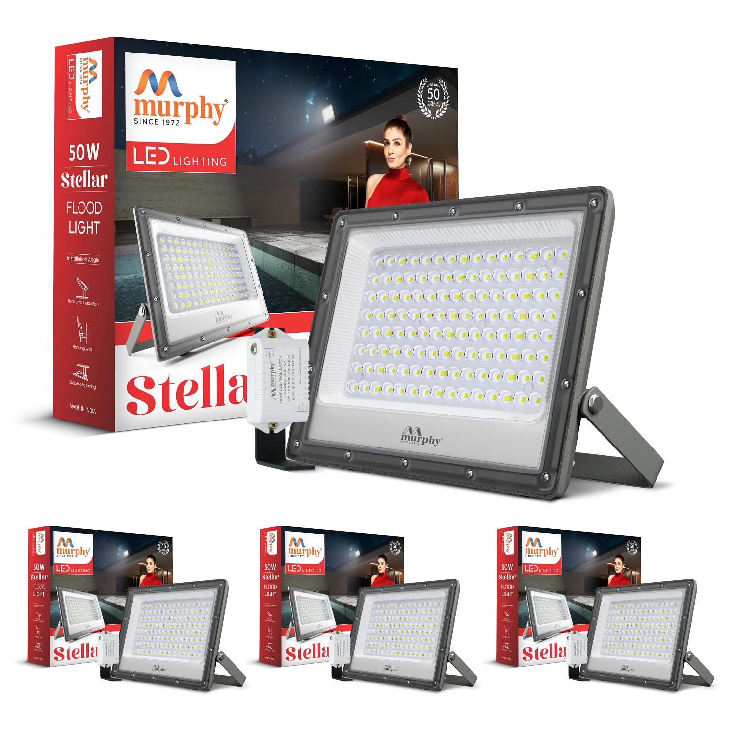 Murphy Stellar LED Flood Light - Day-Night Sensor -25