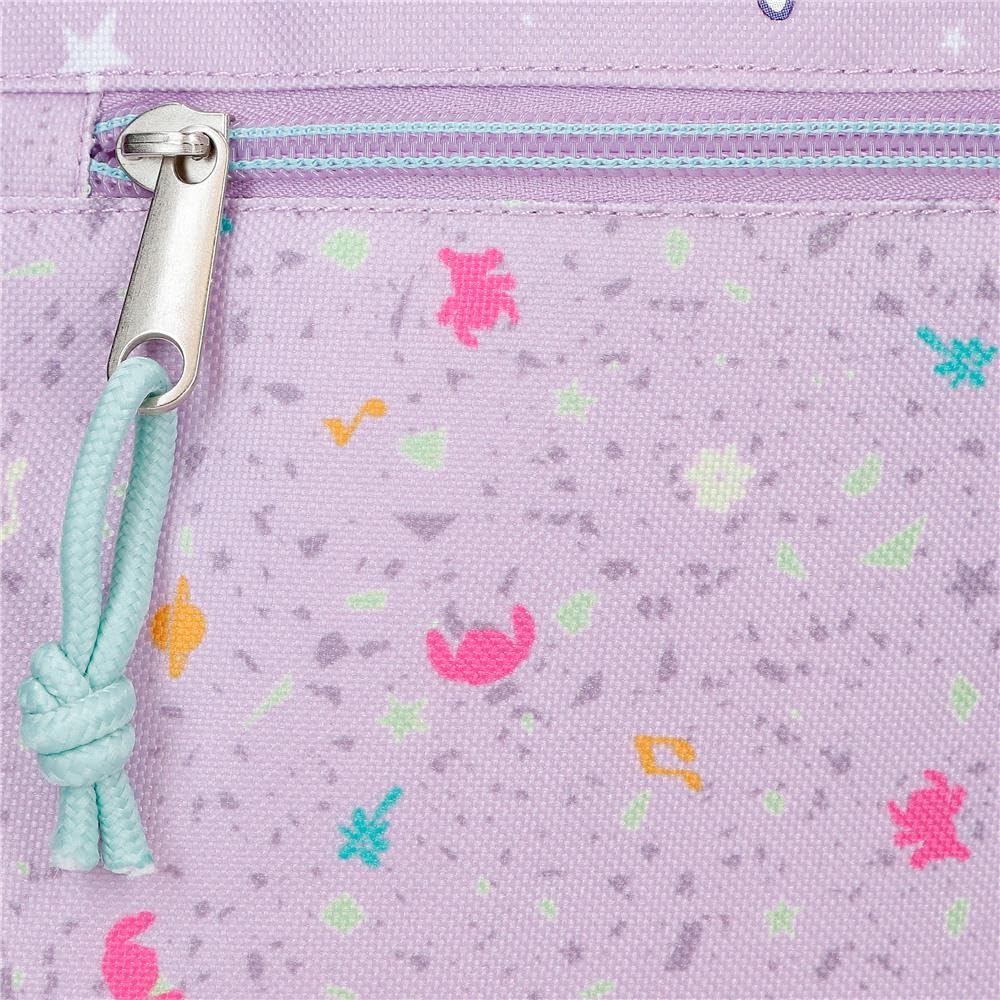 Joumma Disney Lovely Stitch Mochila escolar mochila infantil fabricada en Poliéster, Tirantes anchos y ajustables que se adaptan, bolsillo frontal.