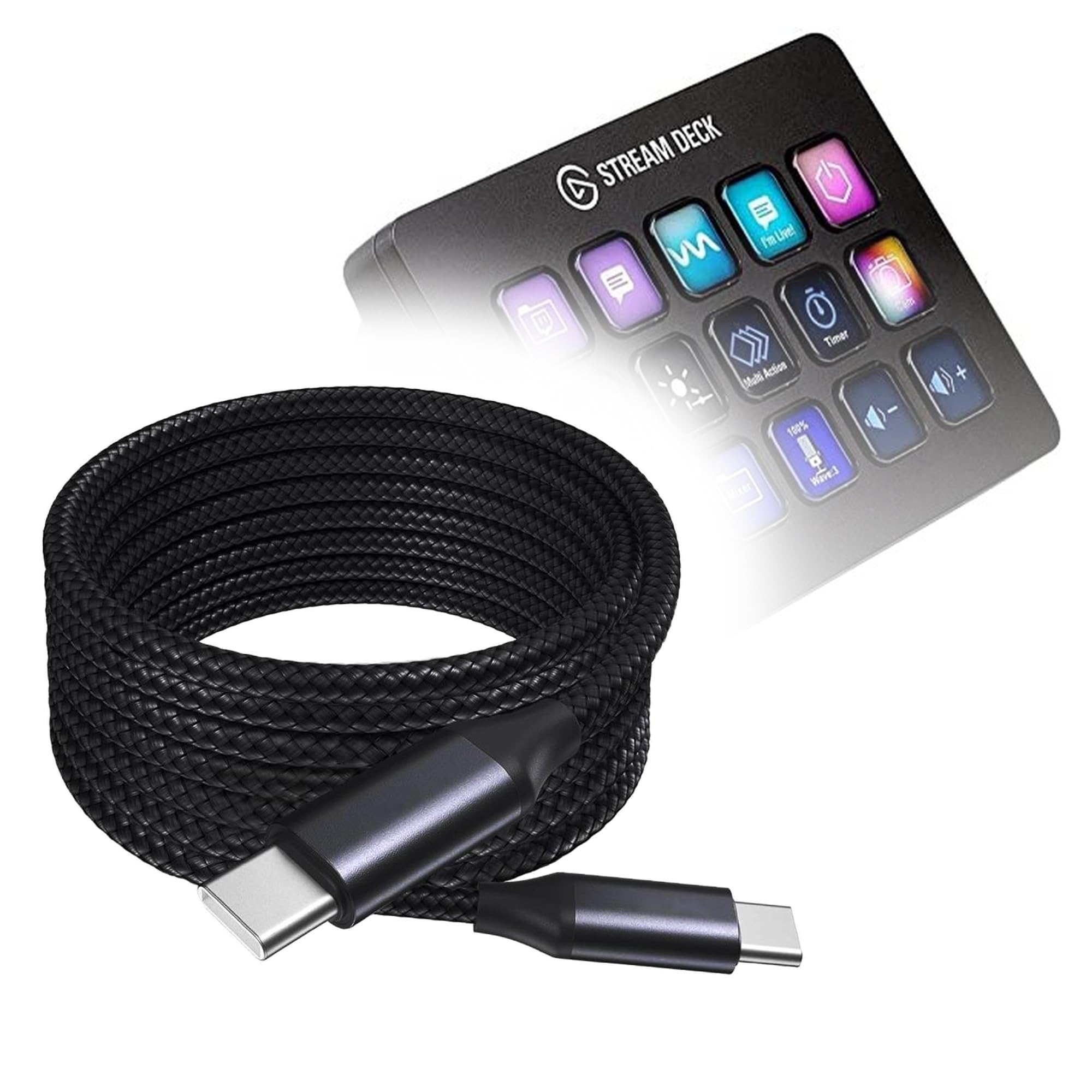 Elgato STREAM DECK + 本体とUSBケーブル Amazon.com: BoxWave Cable Compatible with Elgato Stream Deck MK.2