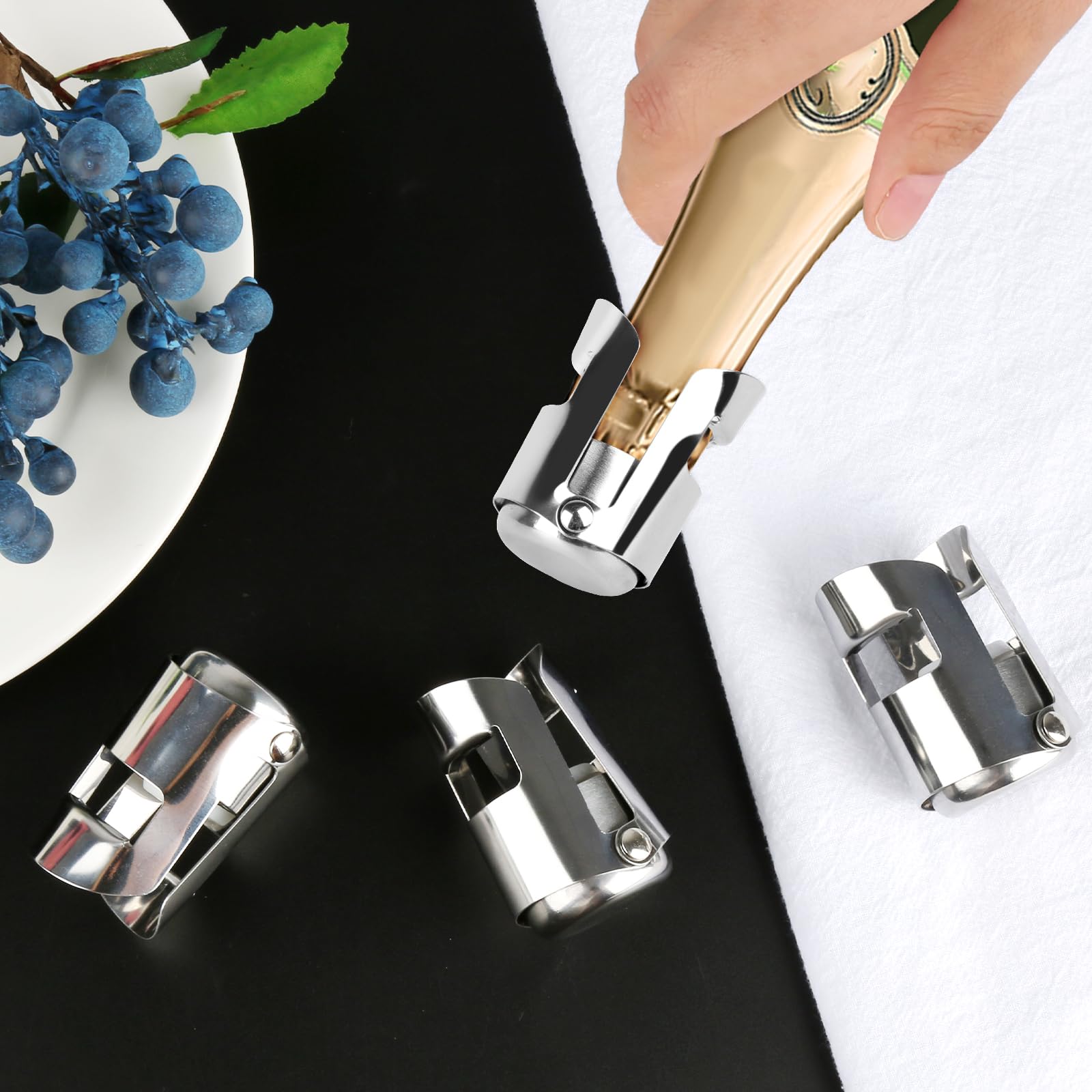 Vacuüm Rode Wijn Champagne Flessenstop Set Verzege Vacuüm Rode Wijn Champagne Flessenstop Set Verzege