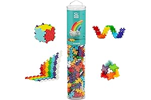 Open Play Tube - 240 Piece Rainbow Mix - Construction Building Stem/Steam...