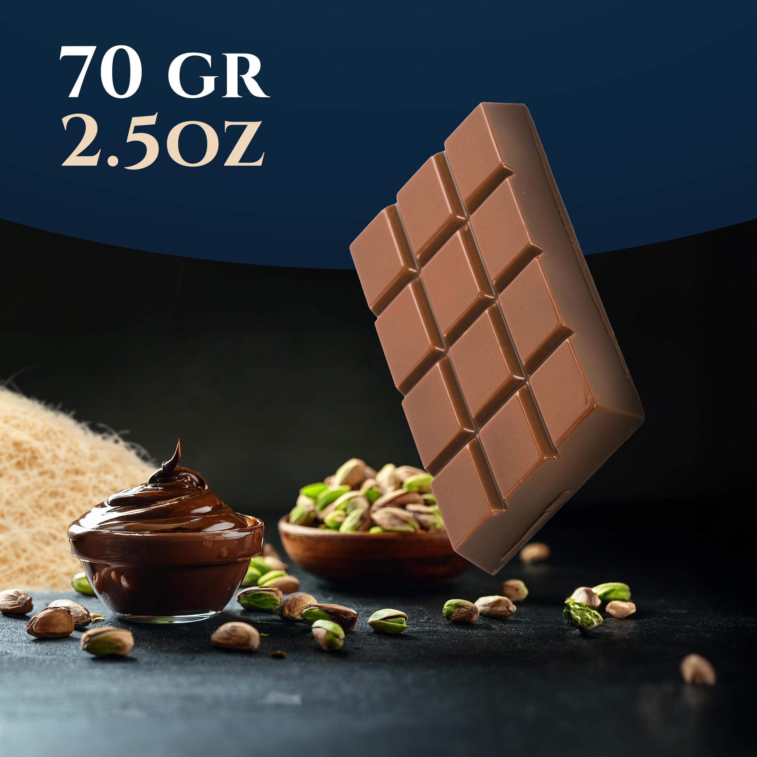 DUBAI CHOCOLATE PISTACHIO BAR