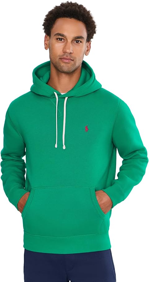 Мужское худи Polo Ralph Lauren The RL Fleece, цвет: Зелёный