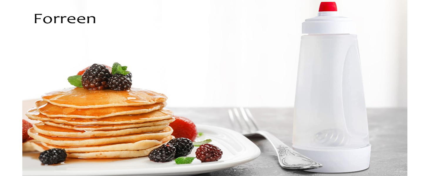 Distributeur Pâte à Crêpe 1000ml Forreen - Shaker Crêpes Avec Mélangeur, Bouteille Presser Pour Crêpes, Gaufres Et Cupcakes