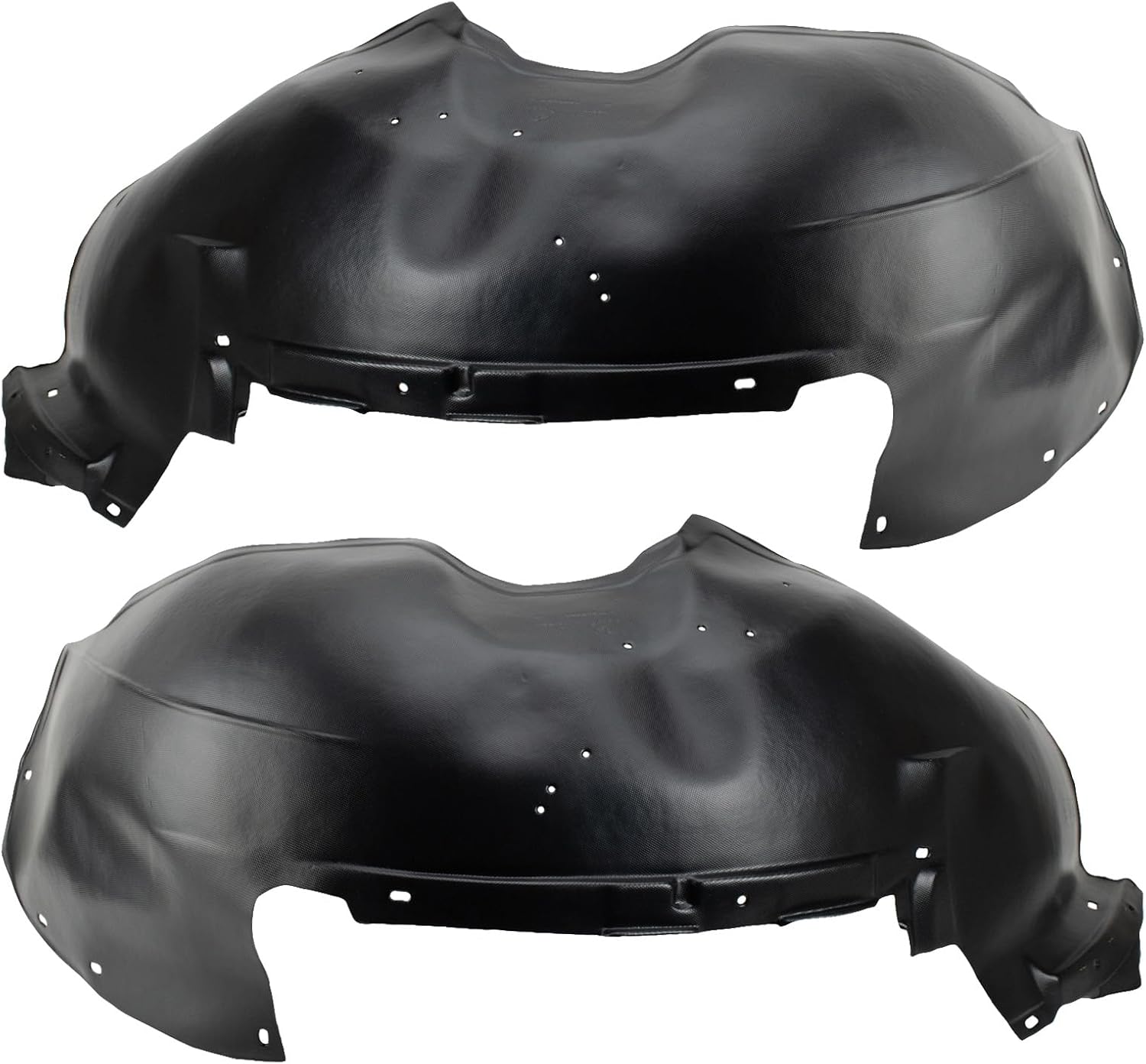 TRQ Front Inner Fender Liner Set Compatible with 2001-2006 Chevrolet Silverado 2500 HD 2007 Silverado 2500 HD Classic Silverado 3500 Silverado 3500 Classic GM1248165 GM1249165