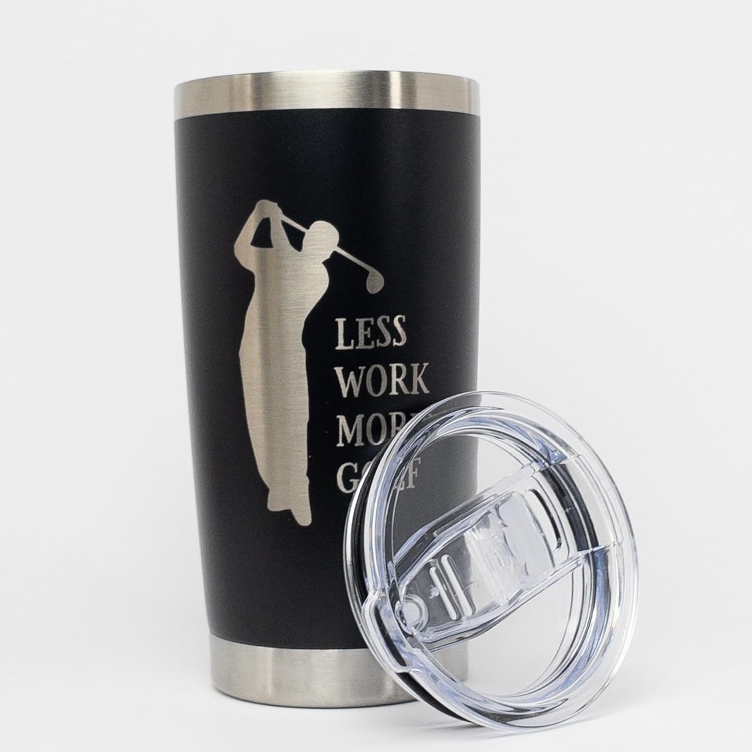 Golfing Gifts for Men, Stainless Steel Insulated Travel Mug with Lid, Golf Retirement Gifts, 20 oz Golfing Coffee Tumbler - Image 4