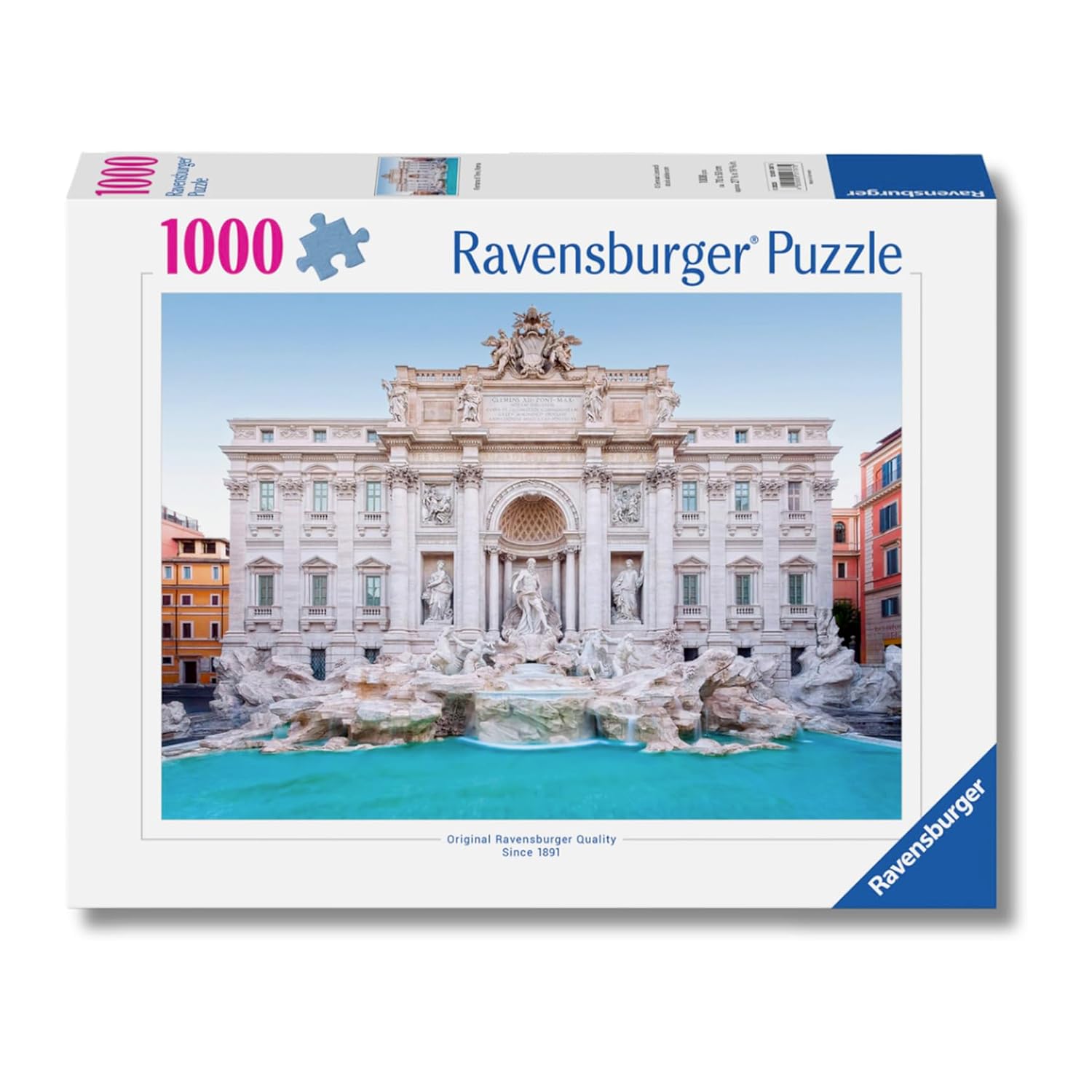 Ravensburger - Puzzle 1000 Pieces Roma, Roma 1000 Pc, 1000 Pezzi, 70x50 cm