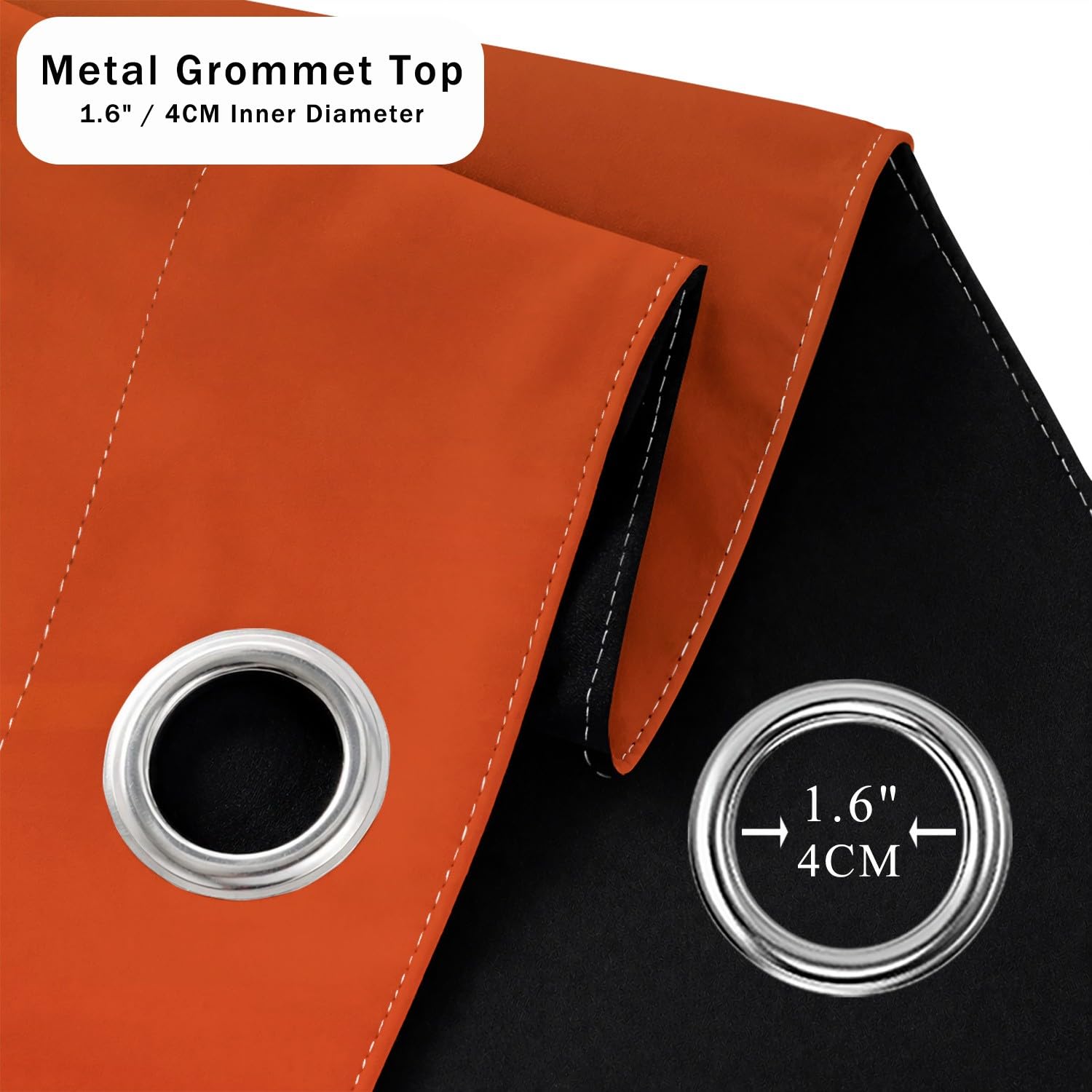 Generisch Bäume, Sonnenuntergang, Orange Vorhang Blickdicht 2er-Set B 91.5 x H 214 cm Minimalistische Silhouette, Weit, Ösen-Gardinen, Thermo-, Kälte- & Lärmschutz