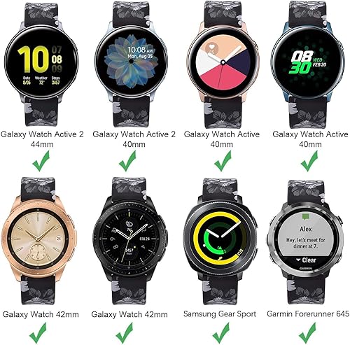 Miniatura 2 de KOREDA Compatible con Samsung Galaxy Watch 5 de 1.575in, 1.732in, Pro de 1.772in y Galaxy Watch 4 de 1.575in, 1.732in y Classic de 1.654in, 1.811in,
