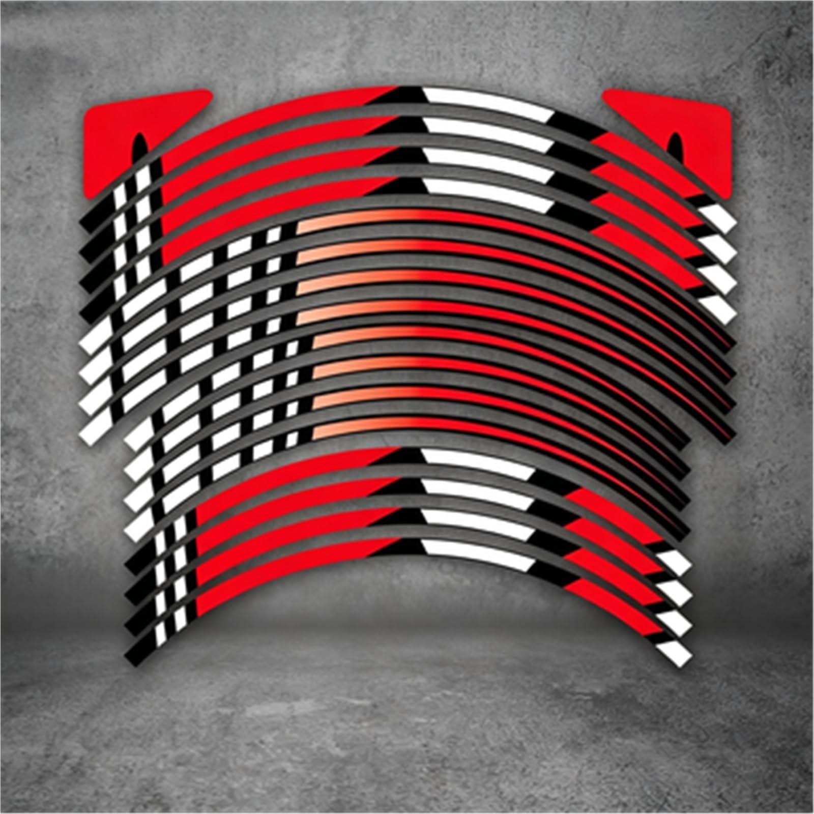 Motorcycle Wheel Stripes Sticker Rim Hub Reflective Decals for Yamaha for Tenere 700 18 and 21 Inch for TENERE700 Motorbike(Color4)