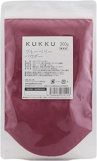 Amazon.co.jp: KUKKU ブルーベリーパウダー 200g 無添加 フルーツパウダー : 食品・飲料・お酒