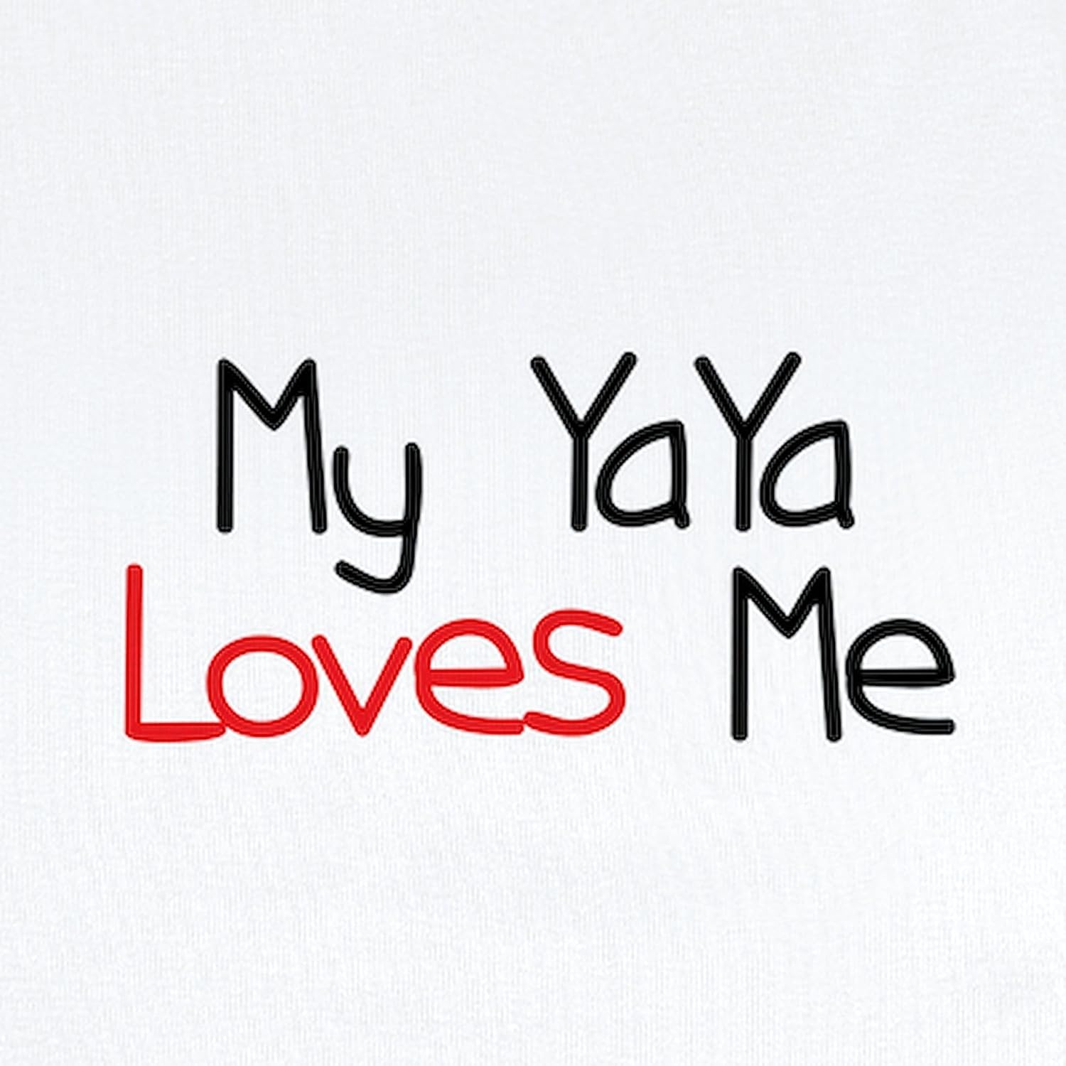 CafePress My Yaya Loves Me Baby Onesie Cute Infant Bodysuit Baby Romper