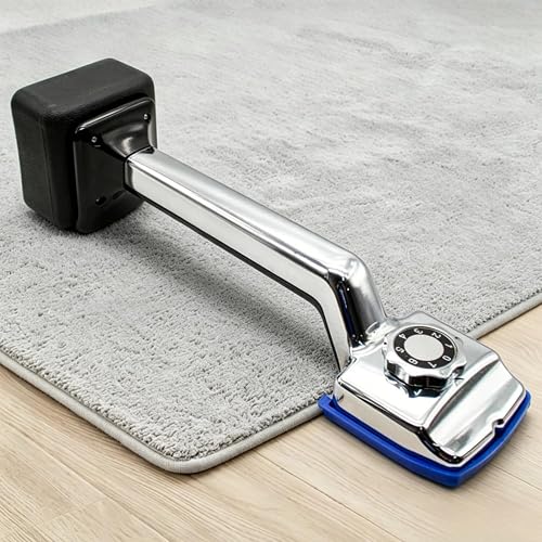 Carpet Knee Kicker Stretcher Tool, Adjustable Carpet Tensioner Kit for DIY Installation, Anti-Wrinkle Design for Home & Commercial Use, All Backings Supported