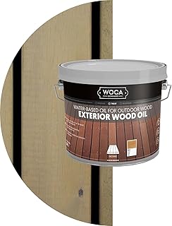 WOCA Denmark - Exterior Wood Oil - Water Based Penetrating Stain for Outdoor Wood Decks, Fences, Siding and Furniture - 1.5oz Sample - Grey