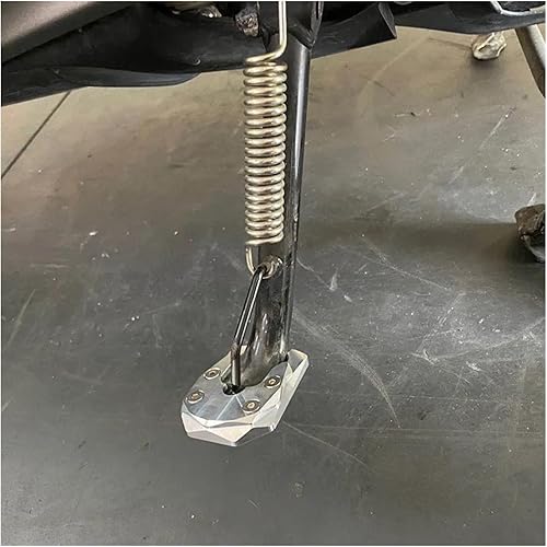 Miniatura 4 de Kickstand Extension Pad Motorcycle Accessories Kickstand Side Stand Extension Enlarger Pad Side Bracket for Yam&aha Xmax X-MAX 125 250 300 400