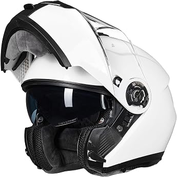 ILM ECE22.06 Model 159 Flip-Up Motorcycle Helmet Full Face Helmet Double Visor
