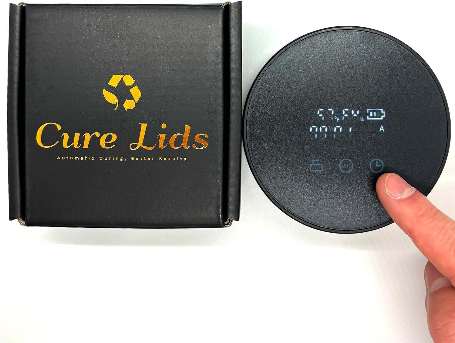Controller Brain - Exchanges Fresh Air Automatically for Harvesting & Compatible with Gamma Seal Lids, Yellow Top Bins, Metal Containers, Smart Curing, Hydroponics, Herb Guarding