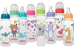 Authentic Feeding: Nuby Printed Non-Drip Bottles