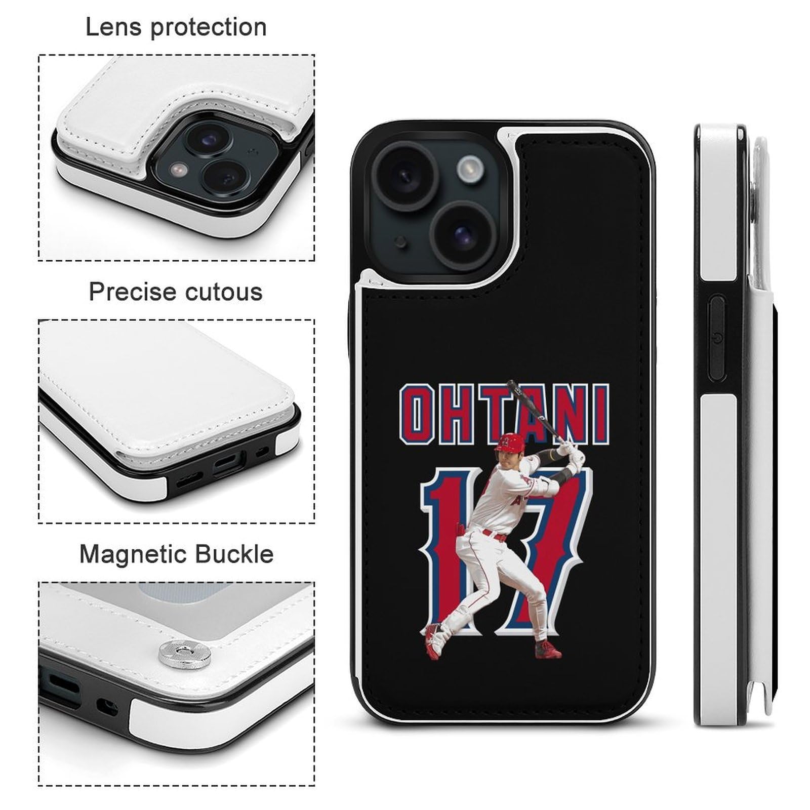 Amazon.co.jp: iPhone 15ケース 手帳型 大谷翔平 SHOHEI OHTANI