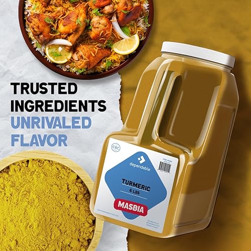 Vista 30 de Dependable Food s Curry - Especias en polvo – 6 libras. Tarro a granel – 100% natural, sin OMG, sin sal y sin alérgenos Kosher, Mezcla