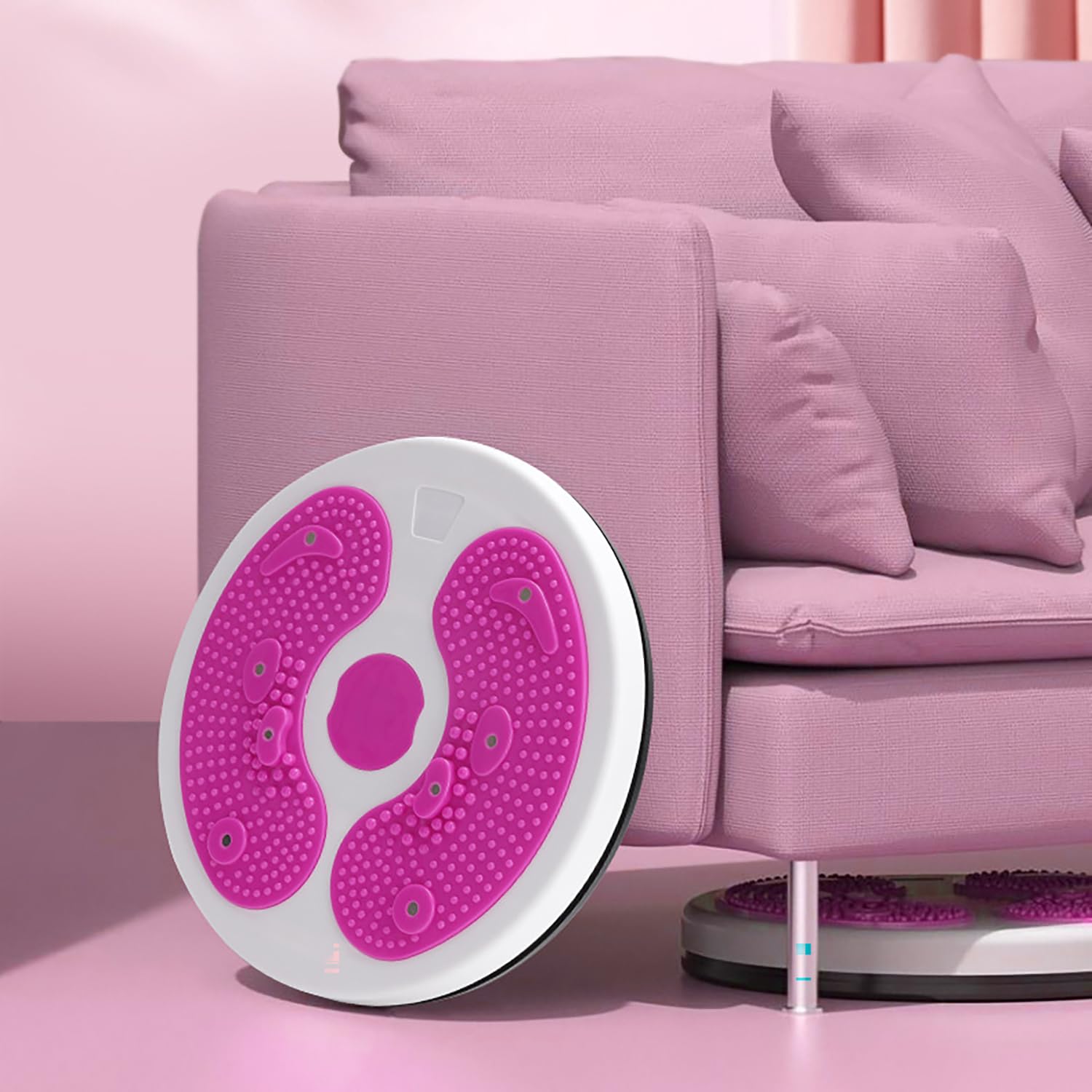 Esercizio Vita Torsione Disco - Rosa 1pc Twister Board Corpo Caviglia Aerobico Piede Fitness Magnete Balance Tavola Wist Board Risparmio Di Spazio E Facile Da Usare Massaggio