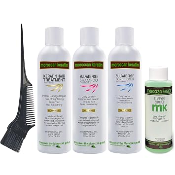 Gold Series Brazilian Keratin Hair Blowout Treatment Large Set Complex Global Proven Formula Natural Organic Results Professional Grade At Home or Salon Keratina Para Alisar El Pelo