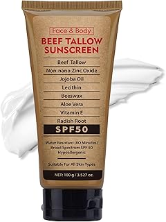 Protector solar de sarga de ternera para cara...