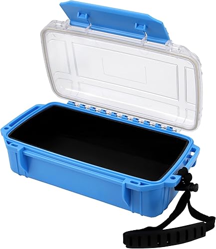 Caja seca impermeable, contenedor de almacenamiento impermeable, pequeña caja de secado a prueba de agua para kayak, barco, caja seca, funda