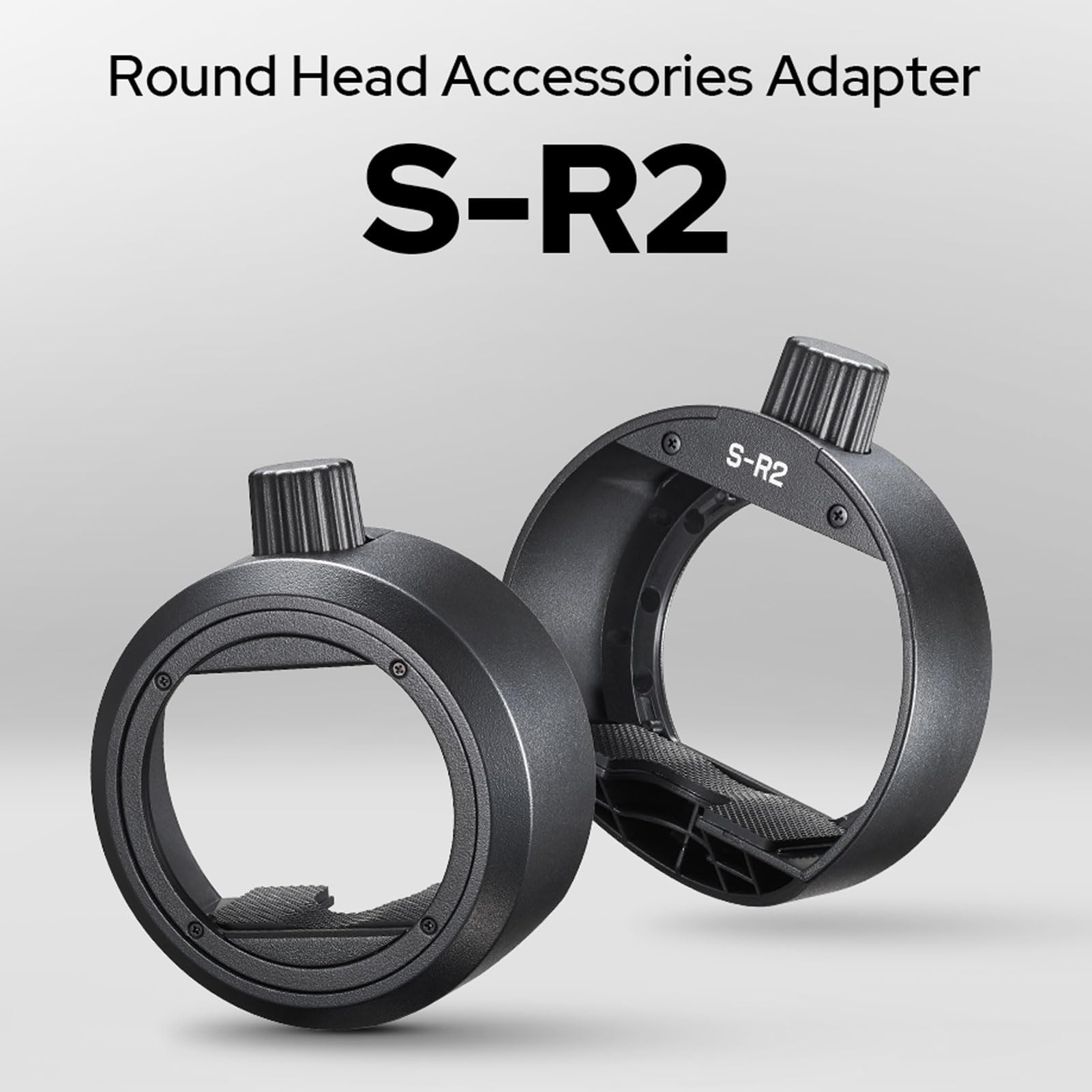 Godox S-R2 ulepszony adapter na uchwyt na lampę błyskową z okrągłą głowicą do mocowania na kamerze, do Godox AD200 AD200Pro AD200Pro II V860III V850III TT685II TT600 TT520II