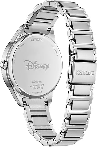Miniatura 2 de Citizen Reloj Dancing Minnie Mouse Eco-Drive para mujer, tono plateadoazul , Moderno